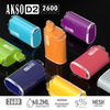 Caixa Vape descartável HCigar AKSO D2 650mAh (recarregável) 2600 baforadas