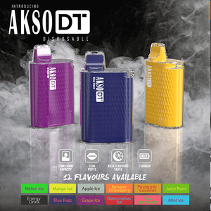 Caixa vape descartável HCigar AKSO DT 1100mAh 2200 baforadas