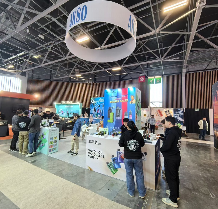 AKSO deixa sua marca na VAPEXPO PARIS 2026 com inovação de marca